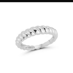 Glaze Jewelry Silver Statement Ring